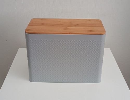 Grey metal bread - grey,