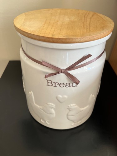 Large ceramic bread - ceramic, bin