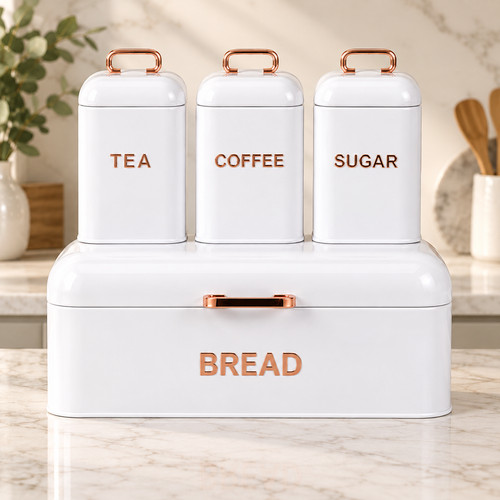 Piece white bread - 4, bin