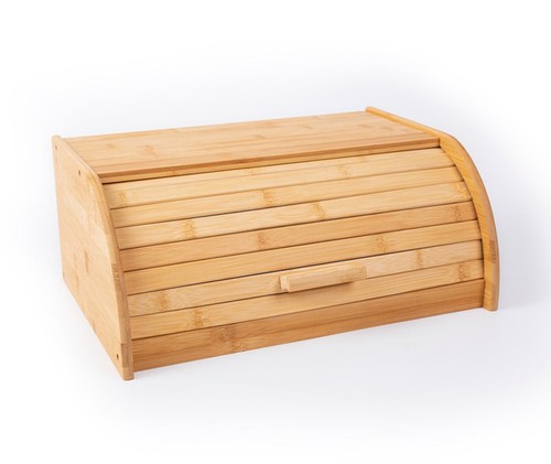 Bamboo large bread bin - large,