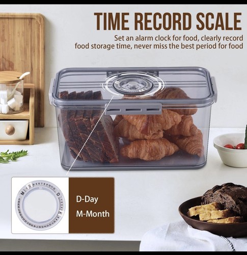 Gifhomfix bread bin airtight - gifhomfix,