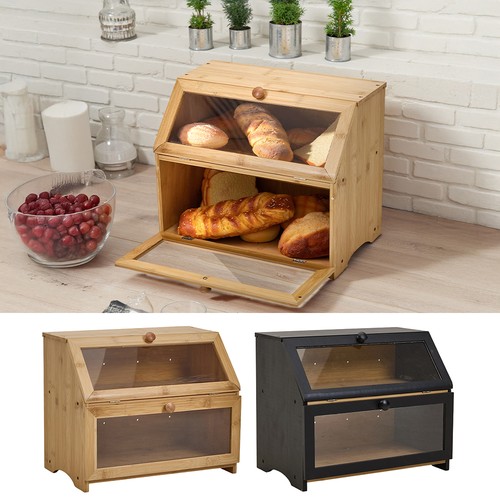 Bamboo wood double layer bread - layer,