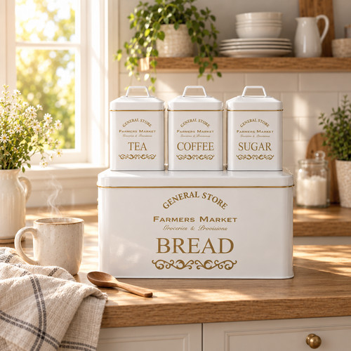 Piece bread bin tea - bread,