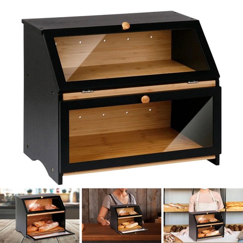 Large bamboo bread - bread, 2-tier