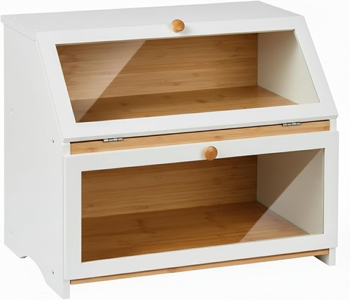Bamboo bread bin natural - bamboo,