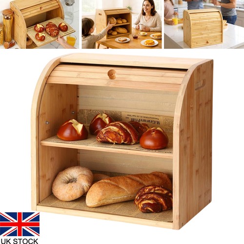 Bread bin tiers double - bread,