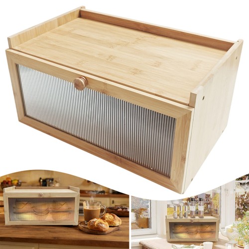 Large bamboo bread - bread, bin