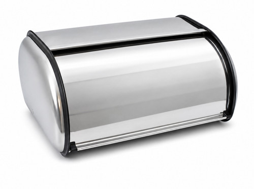 Bread bin roll top stainless - bin,