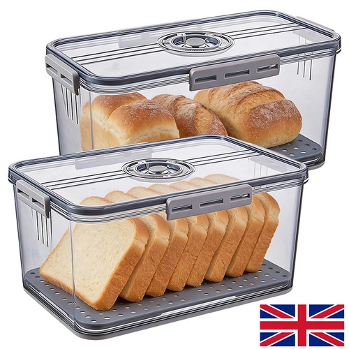 Large clear bread box - clear,