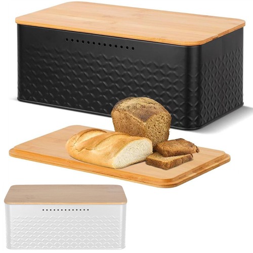 Metal bread bin storage - metal,