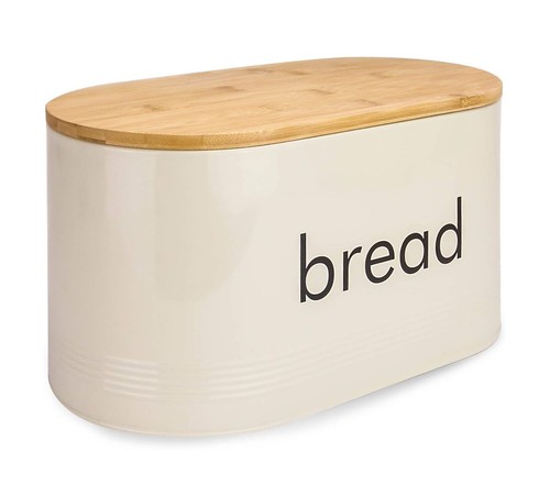 Bread bin with bamboo - bin,