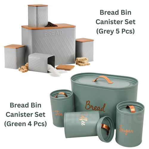 Kitchen bread bin set - kitchen,
