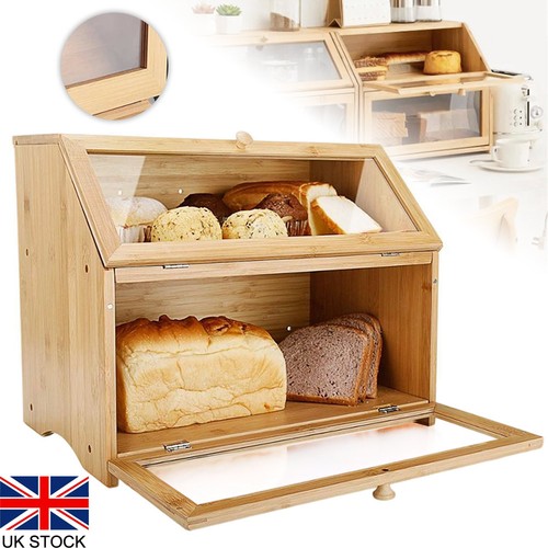 Tier bamboo bread bin - 2,