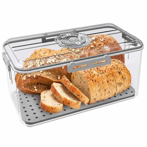 Zeayea bread bin airtight bins - zeayea,