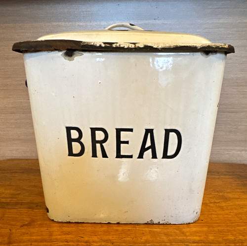 Vintage retro white enamel - vintage/retro,